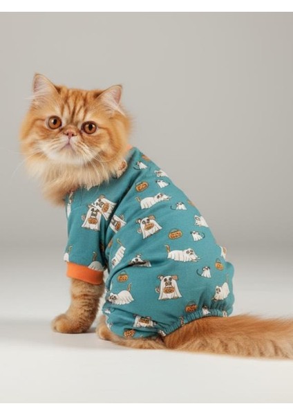 Puggy Pie Köpek Tulumu | Küçük Irk Pamuklu Köpek Kıyafeti | Tüy Dökülmesini Azaltır | Penye Dog Jumpsuit