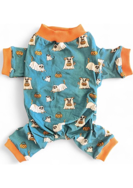 Puggy Pie Köpek Tulumu | Küçük Irk Pamuklu Köpek Kıyafeti | Tüy Dökülmesini Azaltır | Penye Dog Jumpsuit fırsatları