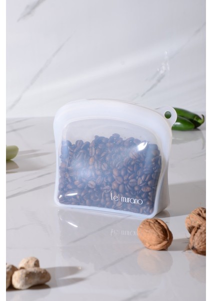 Sheer Hava Sızdırmaz Kilitli Silikon Saklama Torbası 300 ml | Şeffaf fiyatları