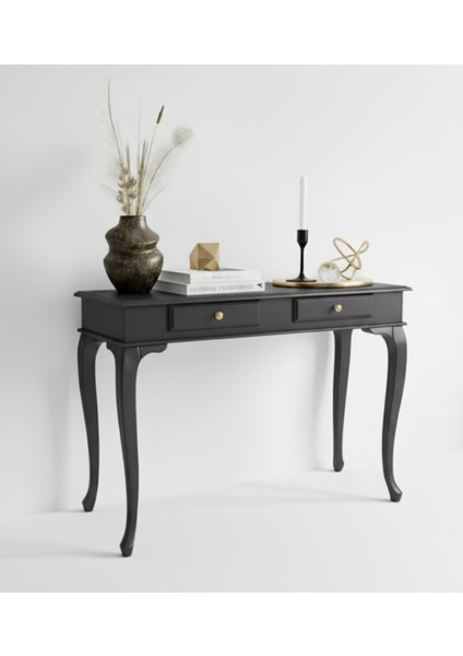 110 cm Masif Çekmeceli Lükens Antrasit Dresuar fiyatları