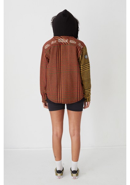 We Are What We Are Nakışlı Kapüşonlu Gömlek Ceket fırsatları