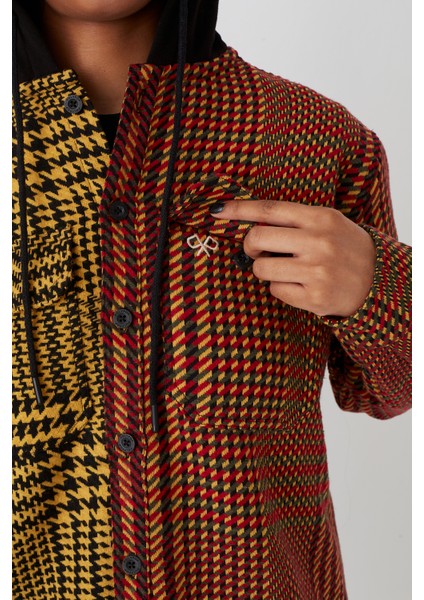 We Are What We Are Nakışlı Kapüşonlu Gömlek Ceket indirimleri