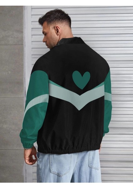 Unisex Uzun Kollu Paraşüt Kumaş Rüzgarlik - Siyah -Vlmr fiyatları