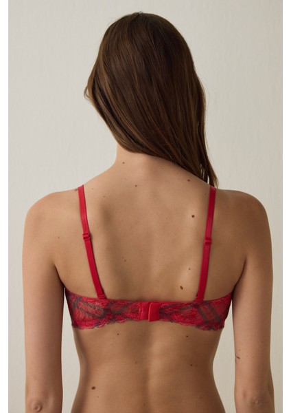 Kırmızı Lotus Lace Sütyen indirimleri