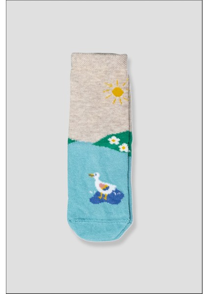 12 Çift Pamuklu & Desenli Kız Çocuk ve Bebek Soket Çorap modelleri