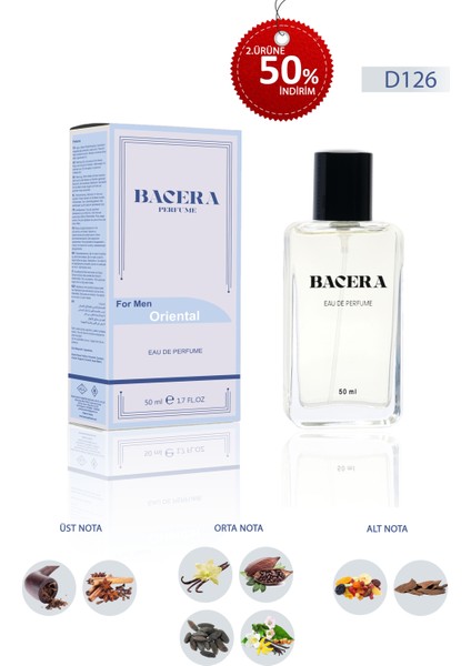 D126 Oriental Erkek Parfüm 50 ml