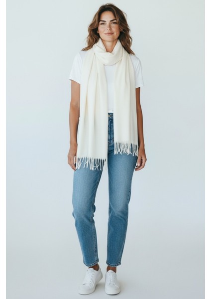 Kadın Kışlık Kaşmir Dokulu Şal Yumuşak ve Sıcak Atkı Modeli - Anne Şalı Örme fiyatları