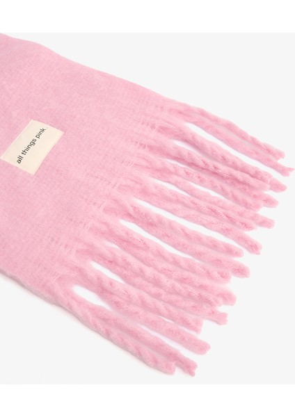 Şeker Pembe Pera Yumuşak Dokulu Atkı fırsatları