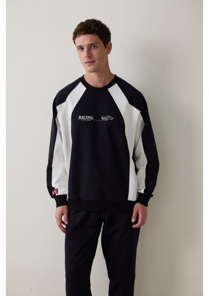 Erkek Street Oversize Uzun Kollu Pamuklu Jogger Pijama Takımı modelleri