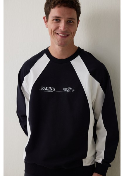 Erkek Street Oversize Uzun Kollu Pamuklu Jogger Pijama Takımı fırsatları