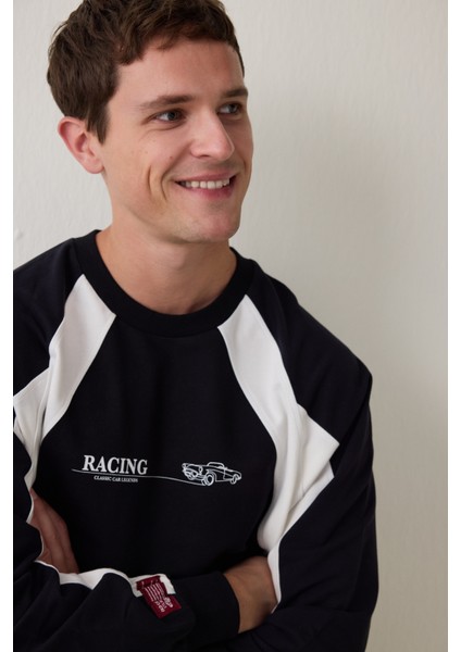 Erkek Street Oversize Uzun Kollu Pamuklu Jogger Pijama Takımı