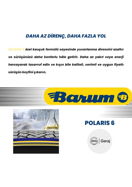 205/55R16 91T Barum Polaris6 - 2024 Kış
