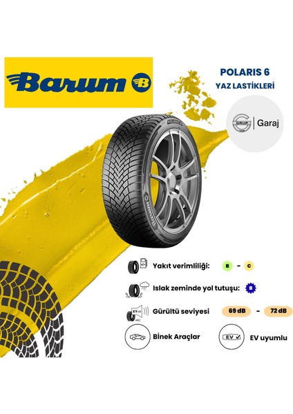 205/55R16 91T Barum Polaris6 - 2024 Kış