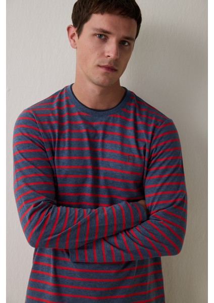 Kırmızı Erkek Çizgili Jogger Pijama Takımı indirimleri