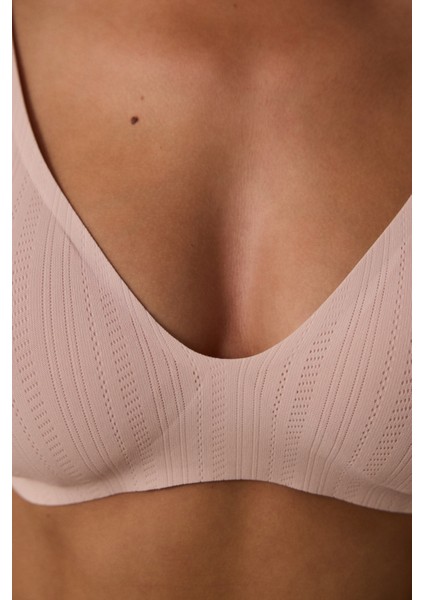 Gül Kurusu Pointel Çıkarılabilir Kaplı Dikişsiz Balensiz Sütyen fırsatları