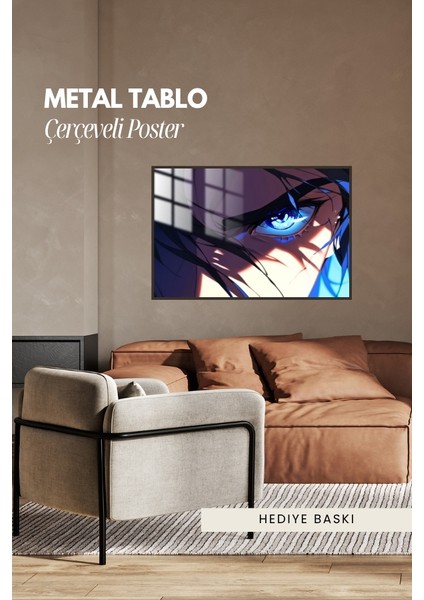 Anime Çerçeveli Metal Poster Tablo fırsatları