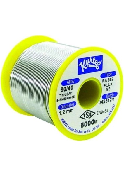 Lehim Teli 1,2mm 500GR 60/40 Profesyonel Kalay Tel Tamir Okul fiyatları