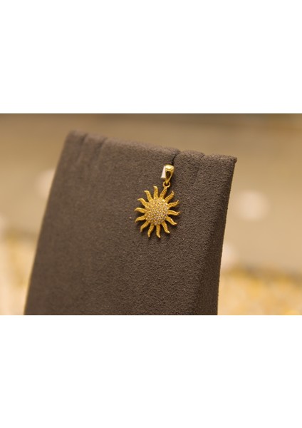 14 Ayar Altın Güneş Kolye Ucu fiyatları