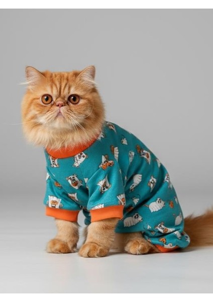 Puggy Pie Köpek Tulumu | Küçük Irk Pamuklu Köpek Kıyafeti | Tüy Dökülmesini Azaltır | Penye Dog Jumpsuit indirimleri