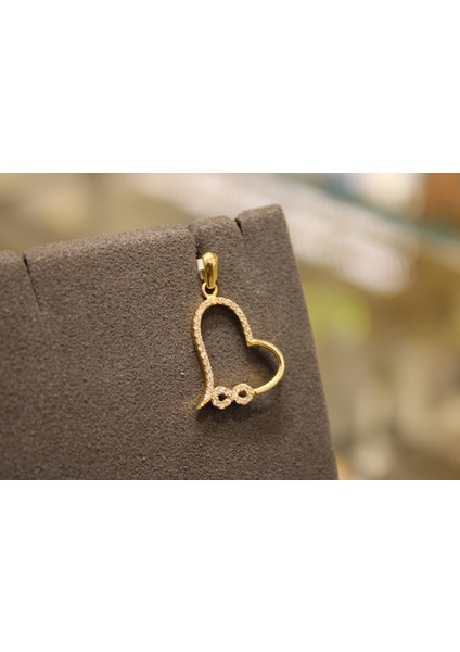 14 Ayar Altın Kalp Kolye Ucu