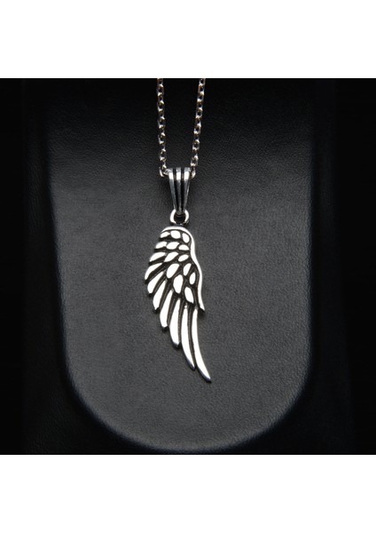 549 Melek Kanadı Figürlü Gümüş Kolye fiyatları