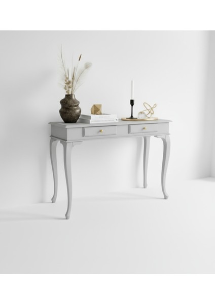 110 cm Masif Çekmeceli Lükens Açık Gri Dresuar fiyatları