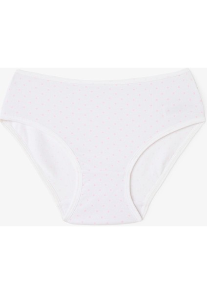 Kız Çocuk Cotton Çok Renkli 5'li Slip modelleri