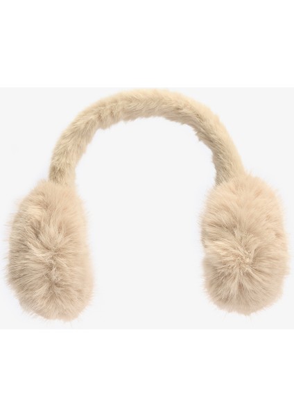 Ekru Alda Yumuşak Dokulu Kulaklık