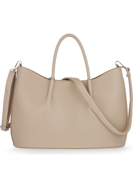 Logo Detaylı Vizon Kadın El Çantası Riv 147-R modelleri