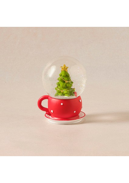 New Year Yılbaşı Coffee Cup Kar Küresi 9,5 x 8 x 11,5 cm modelleri
