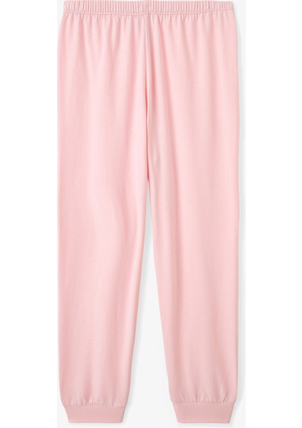 Kız Çocuk Pawfectly Leopar Desenli Pamuklu 2'li Uzun Kollu Pijama Takımı fırsatları