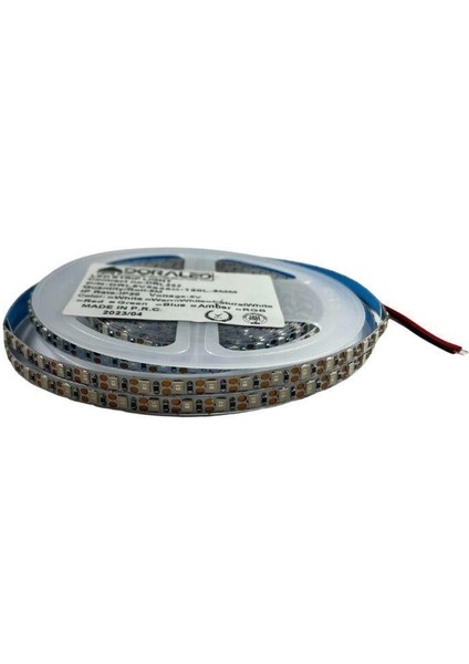 5 Volt Şerit LED 5mm 60 Ledli Turkuaz 2835 5V Şerit LED 5m