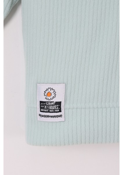 Kız Çocuk Çiçek Baskılı Ipli Şeritli Pantolon Fitilli Polar Takım fırsatları