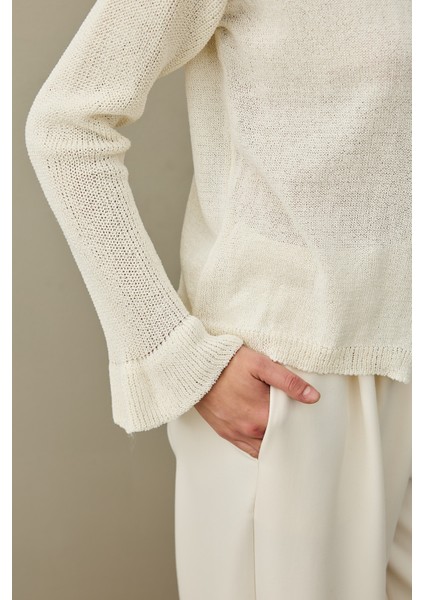 Pamuk Hırka Ekru indirimleri