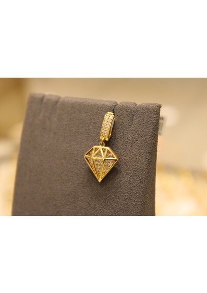 14 Ayar Altın Taşlı Kolye Ucu modelleri