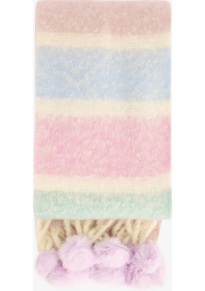 Renkli Lola Çizgili Yumuşak Dokulu Atkı fiyatları