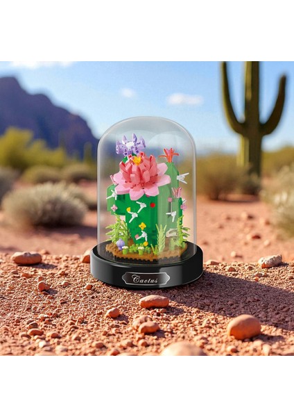 Fanuslu Çiçek Serisi – Kaktüs Yapı Bloğu Seti – 615 Parça indirimleri