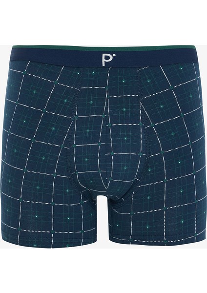 Erkek Geometrik Desenli Logolu 3'lü Boxer fiyatları