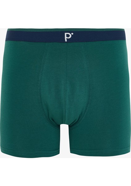 Erkek Geometrik Desenli Logolu 3'lü Boxer fırsatları