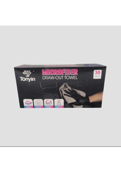 30’lu 220 Gsm Mikrofiber Çek-Çek Havlu – Lint-Free, Dayanıklı Temizlik Havlusu fiyatları