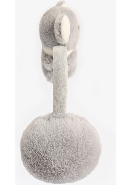 Gri Kız Çocuk Koala Figürlü Yumuşak Dokulu Kulaklık fiyatları