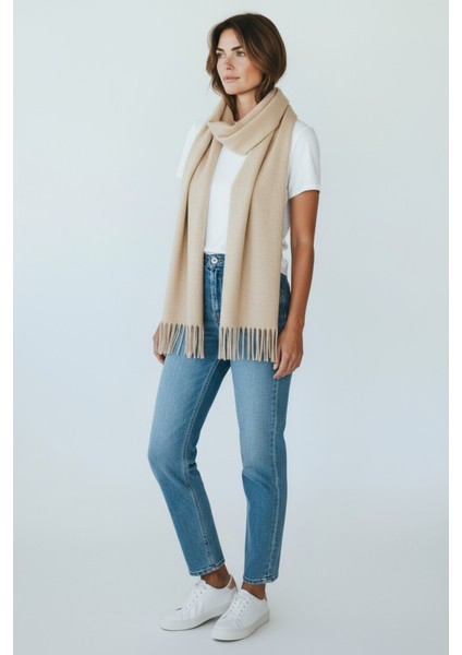 Kadın Kışlık Kaşmir Dokulu Şal Yumuşak ve Sıcak Atkı Modeli - Anne Şalı Örme fiyatları