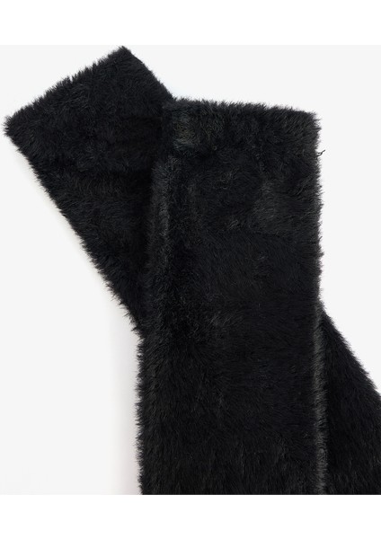 Siyah Yumuşak Dokulu Uzun Eldiven fiyatları