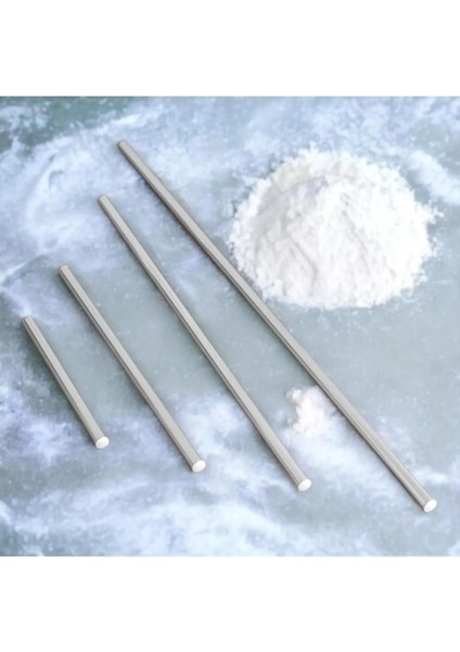 4'lü S Alüminyum Metal Oklava Seti Hamur Açma Aparatı Sofra & Mutfak Araç Paslanmaz (29-49-74-99 Cm) modelleri