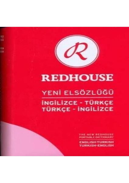 Redhouse Yeni El Sözlüğü Ingilizce Türkçe Türkçe Ingilizce (RS-008)