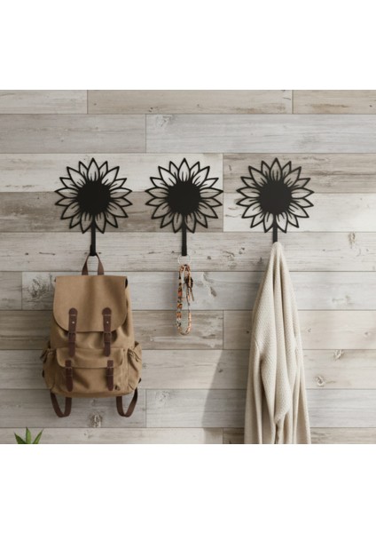 Farklı Desenli Siyah Metal Duvar Askısı | Modern & Tarz Ev Aksesuarları fiyatları