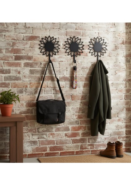 Farklı Desenli Siyah Metal Duvar Askısı | Modern & Tarz Ev Aksesuarları modelleri