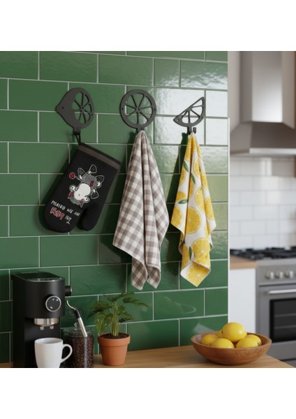 Farklı Desenli Siyah Metal Duvar Askısı | Modern & Tarz Ev Aksesuarları fırsatları