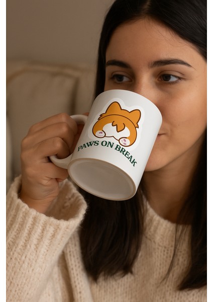 Paws On Break Yazılı Kupa modelleri