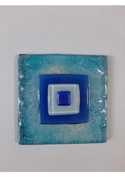 Cam Banyo Gideri Süsü, Dekoratif Gider Kapağı, 12cm*12cm Ebadında Cam Süzgeç Kapağı